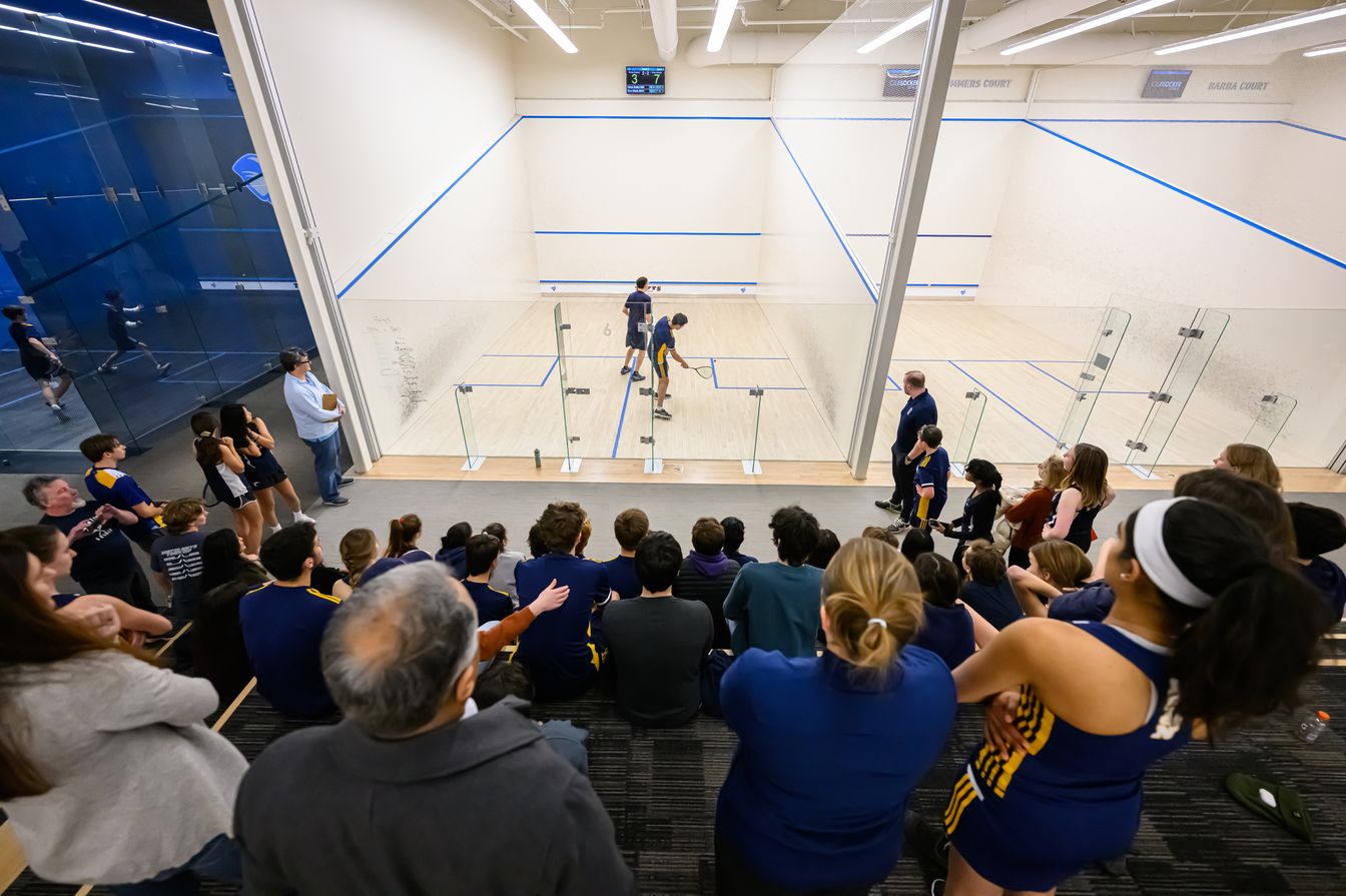 squash game.