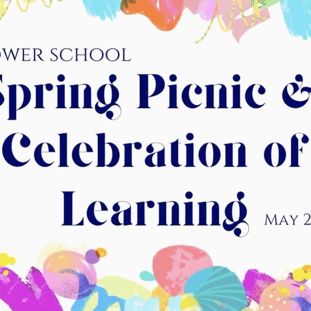 Spring Picnic and Celebration of Learning event announcement.